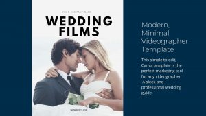 videographer wedding guide template